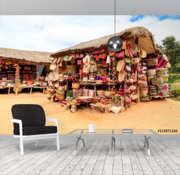 Picture of Souvenir shop along the road in Africa